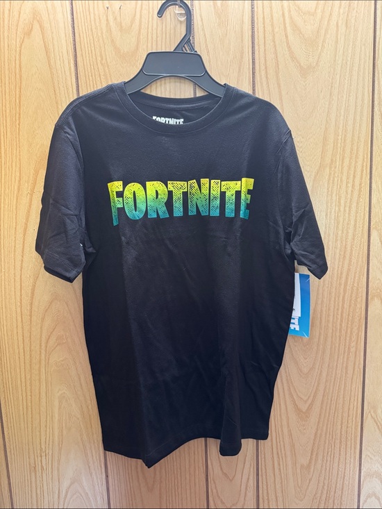 Other - Fortnite Black Tee with Gradient Logo